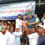 মীর বাবরজান বরুণ স্মৃতি ফাউন্ডেশন ফুটবল টুর্নামেন্টের ফাইনালে ঢালীপাড়া একাদশ জয়ী