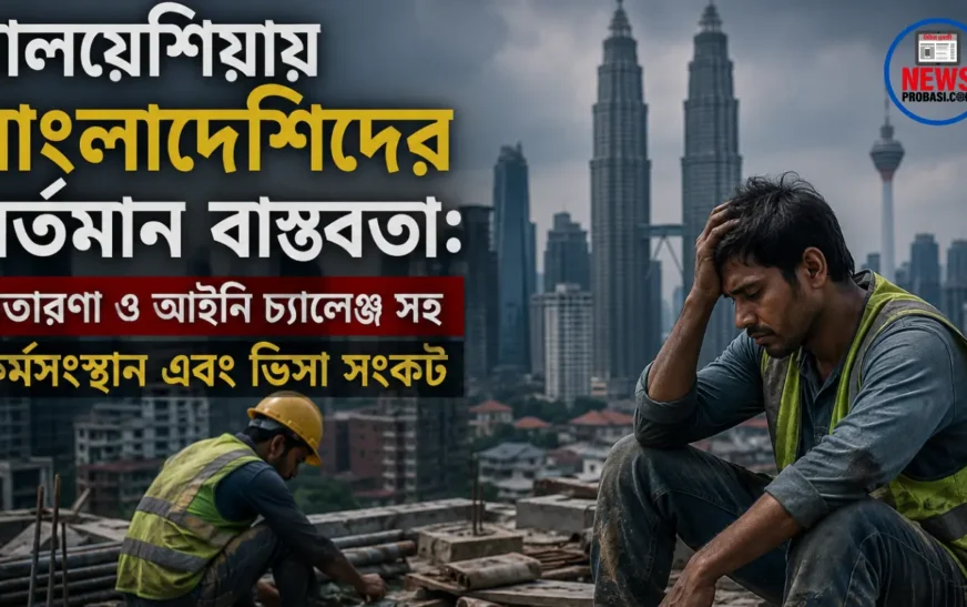 মালয়েশিয়ায় বাংলাদেশিদের বর্তমান বাস্তবতা: প্রতারণাসহ কর্মসংস্থান এবং ভিসা সংকট।