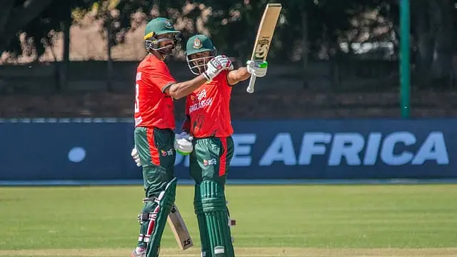 সাইফ উদ্দিন-রিশাদের নৈপুণ্যে জিম্বাবুয়েকে হারিয়ে সিরিজে ফিরল বাংলাদেশ