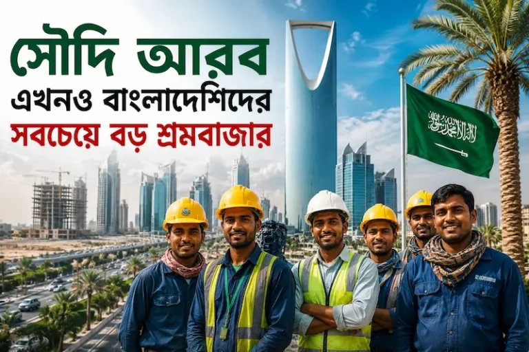 সৌদি আরব এখনও বাংলাদেশিদের সবচেয়ে বড় শ্রমবাজার