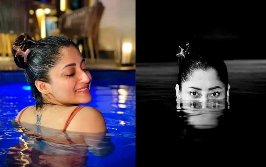 সুইমিং পুলে পূজা চেরীর গ্ল্যামারাস উপস্থিতি, ক্যাপশনে ‘মুহূর্তে ডুবে’ থাকার কথা
