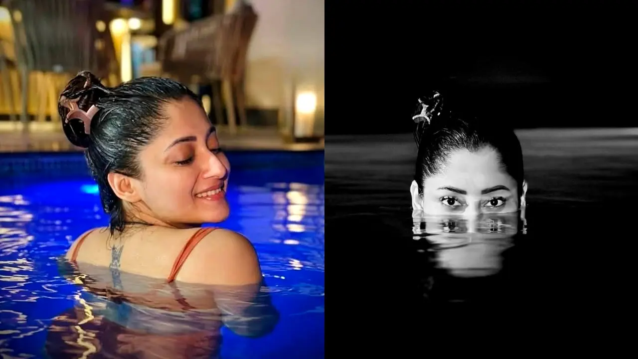 সুইমিং পুলে পূজা চেরীর গ্ল্যামারাস উপস্থিতি, ক্যাপশনে ‘মুহূর্তে ডুবে’ থাকার কথা