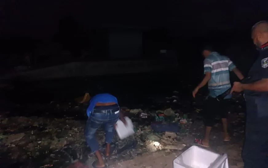 ফরিদপুরের ভাঙ্গায় যাত্রীবাহী বাসের সঙ্গে মোটরসাইকেলের মুখোমুখি সংঘর্ষে তিন যুবক নিহত হয়েছেন। শনিবার রাতে উপজেলার নওপাড়া বাসস্ট্যান্ড এলাকায় এ মর্মান্তিক দুর্ঘটনা ঘটে। নিহত তিনজনই ফরিদপুরের নগরকান্দা উপজেলার লস্করদিয়া ইউনিয়নের হাসানহাটি গ্রামের বাসিন্দা। নিহতরা হলেন—এনায়েতের ছেলে চয়ন (২৩), দলিল উদ্দিনের ছেলে নয়ন (২০) এবং আজগার শেখের ছেলে সিয়াম ওরফে সজিব (২২)। প্রত্যক্ষদর্শীরা জানান, নওপাড়া বাসস্ট্যান্ড এলাকায় হঠাৎ বিকট শব্দ শুনে তারা সড়কের দিকে তাকিয়ে দেখেন, একটি যাত্রীবাহী বাসের সঙ্গে মোটরসাইকেলের মুখোমুখি সংঘর্ষ হয়েছে। সংঘর্ষের তীব্রতায় মোটরসাইকেলে থাকা তিন যুবক সড়কে ছিটকে পড়েন। দুর্ঘটনায় মোটরসাইকেল চালক চয়ন মাথায় গুরুতর আঘাত পান। তাকে দ্রুত ভাঙ্গা উপজেলা স্বাস্থ্য কমপ্লেক্সে নেওয়া হলে চিকিৎসক মৃত ঘোষণা করেন। গুরুতর আহত অবস্থায় নয়ন ও সিয়ামকে ঢাকা মেডিকেল কলেজ হাসপাতালে পাঠানো হয়। পরে রাতে চিকিৎসাধীন অবস্থায় তাদেরও মৃত্যু হয়। ভাঙ্গা হাইওয়ে থানার এসআই সোহেল খান জানান, খবর পেয়ে পুলিশ ঘটনাস্থলে গিয়ে একজনের মরদেহ ও দুর্ঘটনাকবলিত মোটরসাইকেল উদ্ধার করেছে। এ ঘটনায় প্রয়োজনীয় আইনগত ব্যবস্থা নেওয়া হচ্ছে।