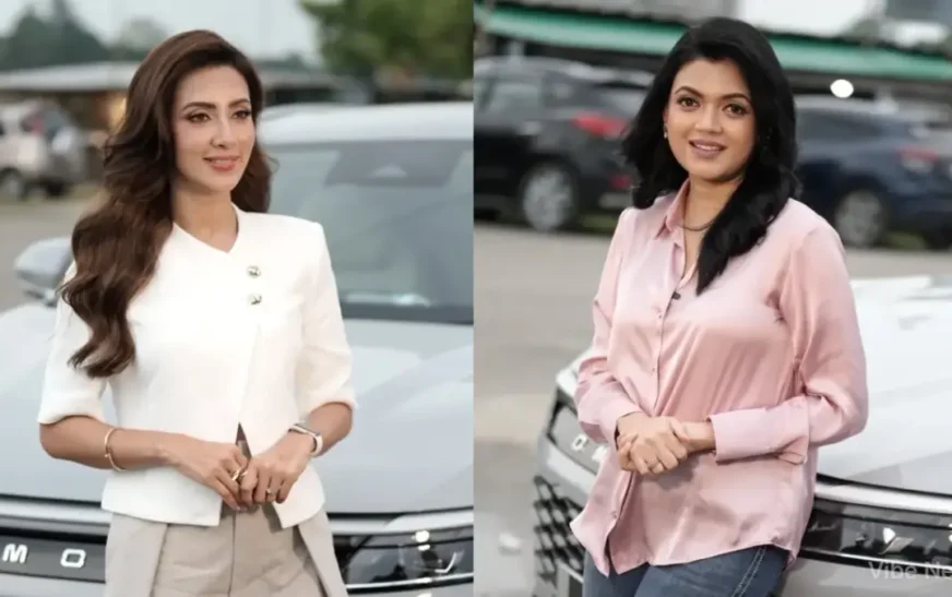 গাড়ির স্টিয়ারিংয়ে নাবিলা, পাশে মিম—আসছে নতুন আড্ডার অনুষ্ঠান