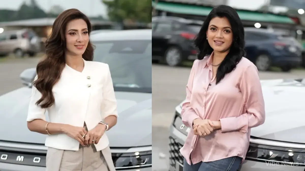 গাড়ির স্টিয়ারিংয়ে নাবিলা, পাশে মিম—আসছে নতুন আড্ডার অনুষ্ঠান