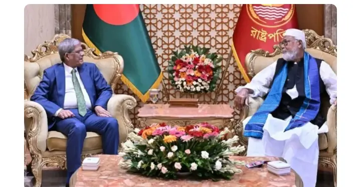 বঙ্গভবনে রাষ্ট্রপতির সঙ্গে কাদের সিদ্দিকীর সাক্ষাৎ, কুশল বিনিময়