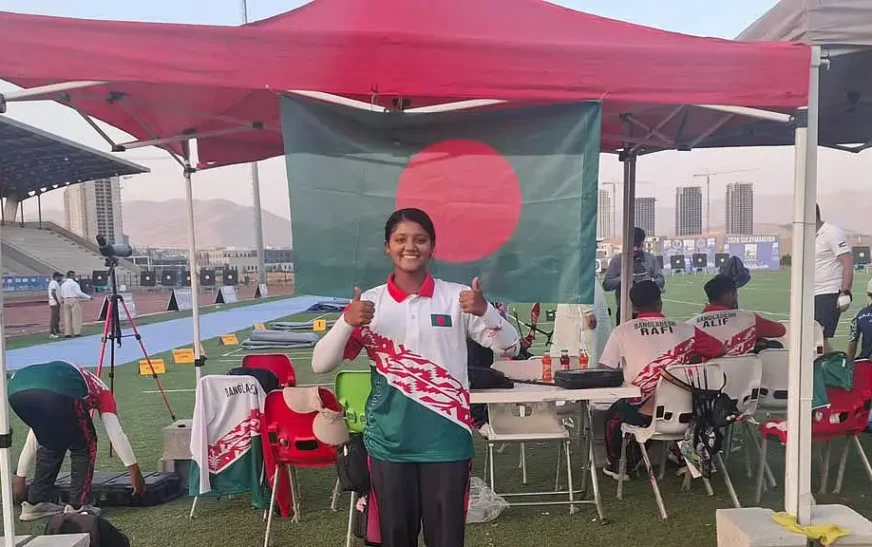 শেষ মুহূর্তে ছন্দপতন, সোনা হারিয়ে রুপা পেলেন সাইমা